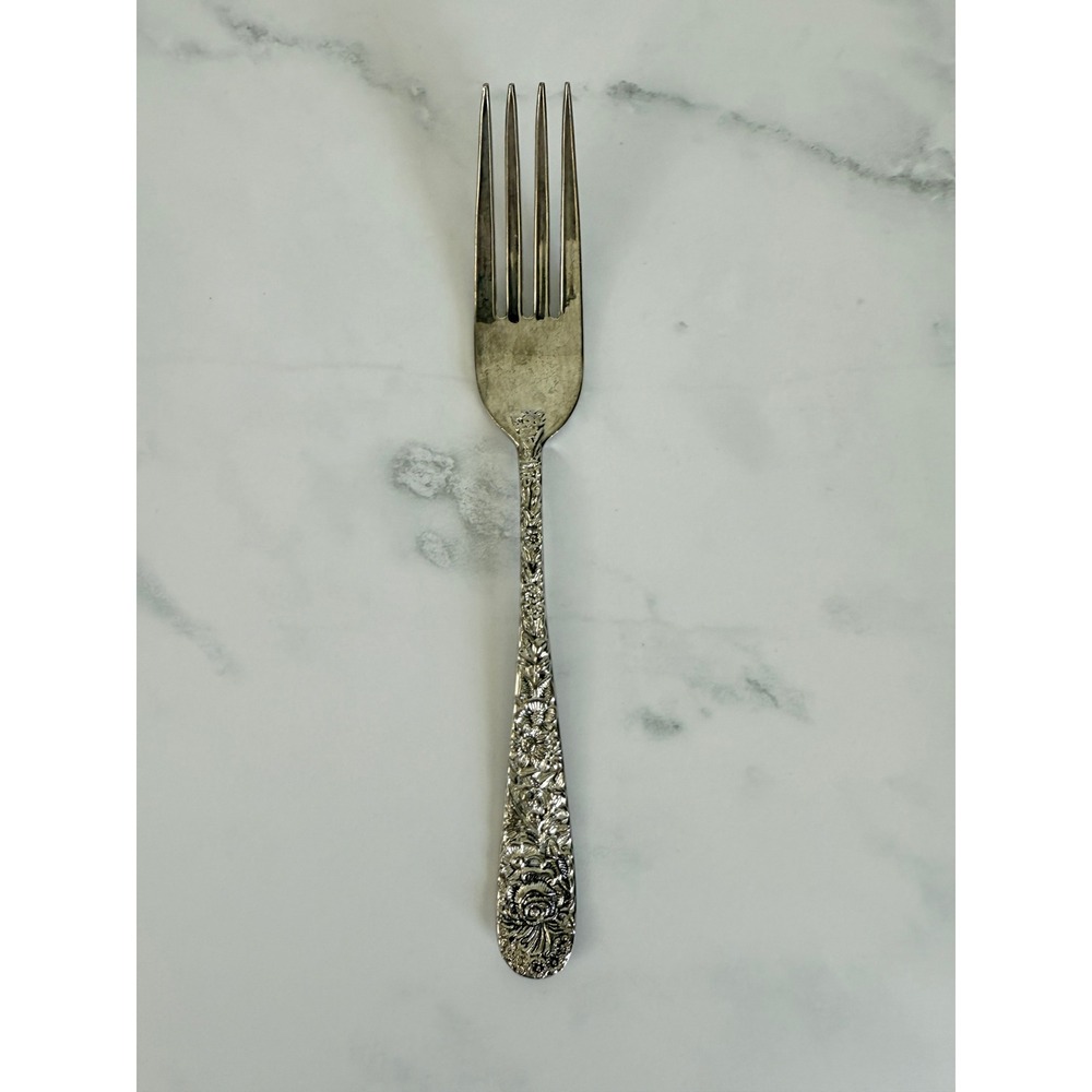 Godinger Olde Bouquet Silver Plate Stemware 7 1/4" Salad Fork